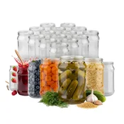 shumee 45x stekleni kozarec 315 ml BREZ pokrova med, likerji, marmelada, konzervirana hrana