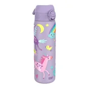Slim water bottle for kids, stainless steel, 600ml, Periwinkle, Unic