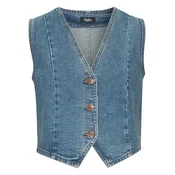 BUFFALO Brezrokavnik moder denim