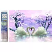 Norimpex Diamantna slika Labodja ljubezen 30x40cm