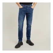 G-Star za moške. D25742-8968-071 Kavbojke 3301 Slim blue (40/32), Modra, Priložnostno, Džins, Trajnostni, Recikliran bombaž