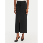 Patrizia Pepe Midi krilo 8G0515/A498-K103 Črna Regular Fit