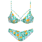 BUFFALO Bikini  meta / žad / mandarina / off-bela
