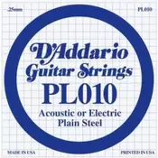 DADDARIO STRUNA DADDARIO ZA AK.KITARO PL010