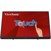 Viewsonic TD2230 racunalni monitor 54,6 cm (21.5) 1920 x 1080 pikseli Full HD LCD Ekran osjetljiv na dodir Više korisnika Crno