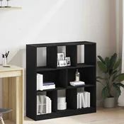 Ormar za knjige crni hrast 97,5x29,5x100 cm konstruirano drvo