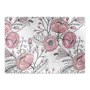 Decormat Podloga za stol Pastel roses art 120x90 cm 2 cm