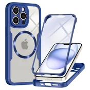 Hibridni Full body ovitek Techsuit ColorVerse 360 MagSafe za iPhone 14 Pro Max - blue