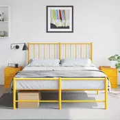 Vidaxl vidaXL Nočne omarice, komplet 2 kosov, rumene, 34,5 x 39 x 44 cm, jeklo