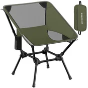 Songmics Kamp stol 48x56x69 cm zelene barve