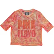 Pink Floyd Stacked Logo Mesh Pink M Ženske Majica