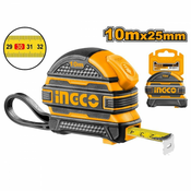 INGCO metar HSMT081025-1, 10 m × 25 mm, metricki