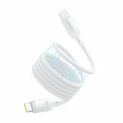 BASEUS kabel USB C-C 1m 240W PicoGo magnetski silikonski bijeli P10376800211-00