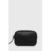 Kozmeticka torbica Armani Exchange boja: crna