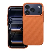 OEM Ovitek za iPhone 16e (SE4 2025)/17e iz kevlarja, združljiv z MagSafe, oranžen