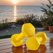 Songmics Set uteži 2 kosa 135x65 cm rumena