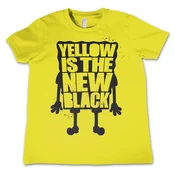 Filmska majica otroška SpongeBob Squarepants - Yellow Is The New - HYBRIS - NIC-12-SB005-H54-6