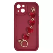 MM TPU IPHONE 14 - SILICONE CANDY WRIST STRAP R Heart