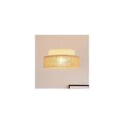 Luster na sajli BOHO 1xE27/60W/230V precnik 40 cm krem/bež