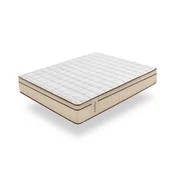 Moonia Vzmetnica Žepne vzmeti Hybrid Marrón 27 cm - 135X190 cm - Moonia, (5000331433)
