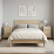 Vidaxl Nočna omarica 2 kos Sonoma hrast 33,5 x 34,5 x 60 cm