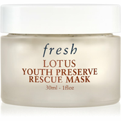 fresh Lotus Youth Preserve Rescue Mask eksfoliacijska maska proti staranju 30 ml