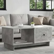 Kava Stol Betonska siva 90 x 50 x 40 cm Konstruirano drvo