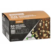 Solarna vrtna svetlobna veriga Bubble 2 + 7,35m 50 LED topla bela 63893