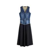 Desigual Dolga srajca mornarska/moder denim