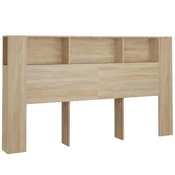 Vidaxl Vzglavna omarica sonoma hrast 180x18,5x104,5 cm