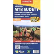 Mapa - MTB Sudety 1:60 000