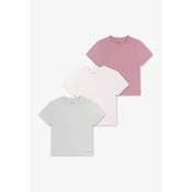 Abercrombie & Fitch Majica pegasto siva/pitaja/pastelno roza