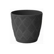 shumee Flow Petit Eco Recycled Flower Lonček s Krožnikom 17 Antracit OBLIK-PLASTIKA