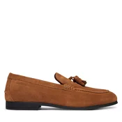 Čevlji brez vezalk Tommy Hilfiger Flex Tassel FM0FM05940 Rjava