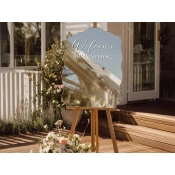 Nalepka za ogledalo S13 – Welcome to our wedding