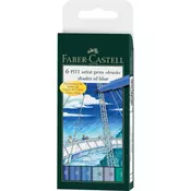 Faber Castel Pitt Art pen brush 1/6 nijanse PLAVE