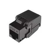 Solarix Keystone CAT6 UTP RJ45 črna samorezalna