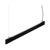 Ideal Lux - LED lestenec na jekleni vrvici STEEL LED/29W/230V 3000K CRI 90 120 cm črna