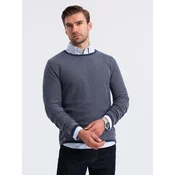 Ombre Clothing Pulover Modra