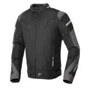 Motociklisticka jakna SEVENTY DEGREES SD-JR69 crno-fluo žuta
