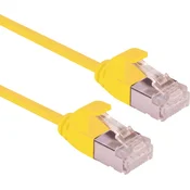 ROLINE Roline 21153322 RJ45 omrežni kabel\, Patch kabel CAT 6a U/FTP 0.50 m rumena 1 kos, (20630768)
