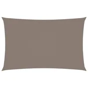 Vidaxl Senčno jadro oksford blago pravokotno 3x6 m taupe