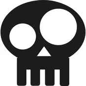 shumee Velika nalepka za noč čarovnic Ghost Lobanja Skull Phantom Wraith NH_013