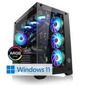 CSL Computer CSL Gaming PC M12310H, AMD Ryzen 7 9800X3D, (8x 4700 MHz), Radeon RX 9070 XT, 32 GB DDR5-RAM, SSD 2 TB, Windows 11 Home, (5000089869)