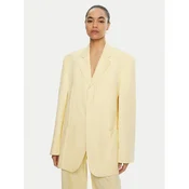 JACQUEMUS Suknjič 22E213JA101 Rumena Regular Fit