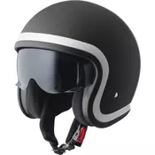 Jet kaciga za skuter GMS Ride, mat crna/bijela