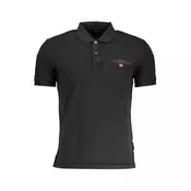 NAPAPIJRI Muška polo majica NP0A4GB4-ELBAS-JERSEY_NERO_041, Crna
