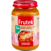 FRUTEK Kašica za bebe od povca, piletine i pirinca, 6M+, 190g