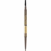 Eveline Cosmetics Micro Precise vodoodporen svinčnik za obrvi s krtačko 2v1 odtenek 02 Soft Brown 4 g