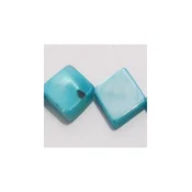 Sedefna perla romb 10 mm plava niska